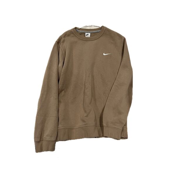 Nike Crewneck Beige Sweatshirt Mens XL - Picture 1 of 3